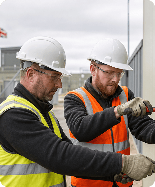 Construction Workers on Site